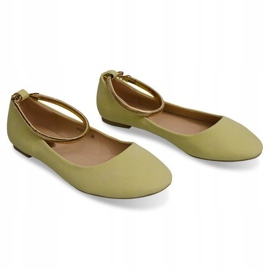 Krásná baletka na kotníku A607 žlutá 1 Krásná baletka na kotníku A607 žlutá 1