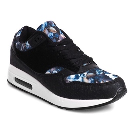 Boty Tenisky Flowers R-50 Black černá 2