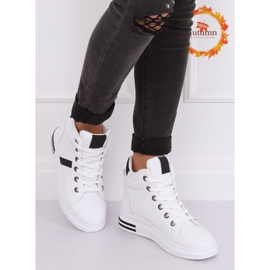 Bílé tenisky CB-19078 BÍLÉ / ČERNÉ bílý 1