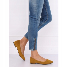 Žluté RC-76 Žluté balerínky s mandlovými prsty žlutá 1