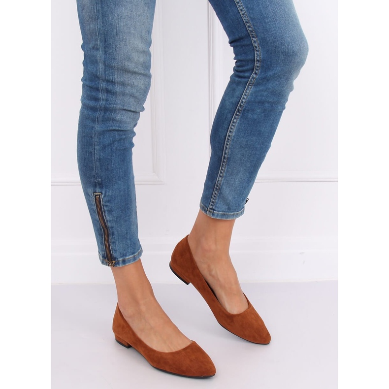 Balerínky s mandlovou čepicí RC-76 Camel hnědý 2