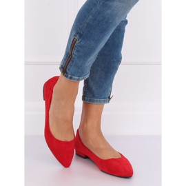 Balerínky s mandlovými prsty červené RC-76 Red 2 Balerínky s mandlovými prsty červené RC-76 Red 2