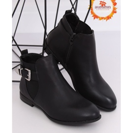 Černé boty Jodhpur C206-1 Black černý 1