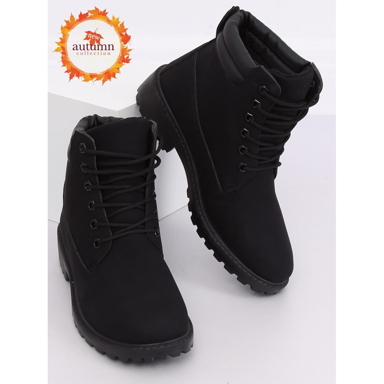 Černé dámské kozačky W-3033 Black černý 1