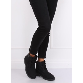 Černé dámské kozačky W-3033 Black černý 2