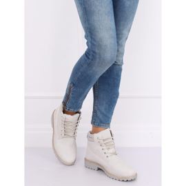 Šedé dámské kozačky W-3033 Grey šedá 1
