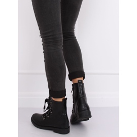 Černé vojenské boty BJ1523-KB černé černá 2