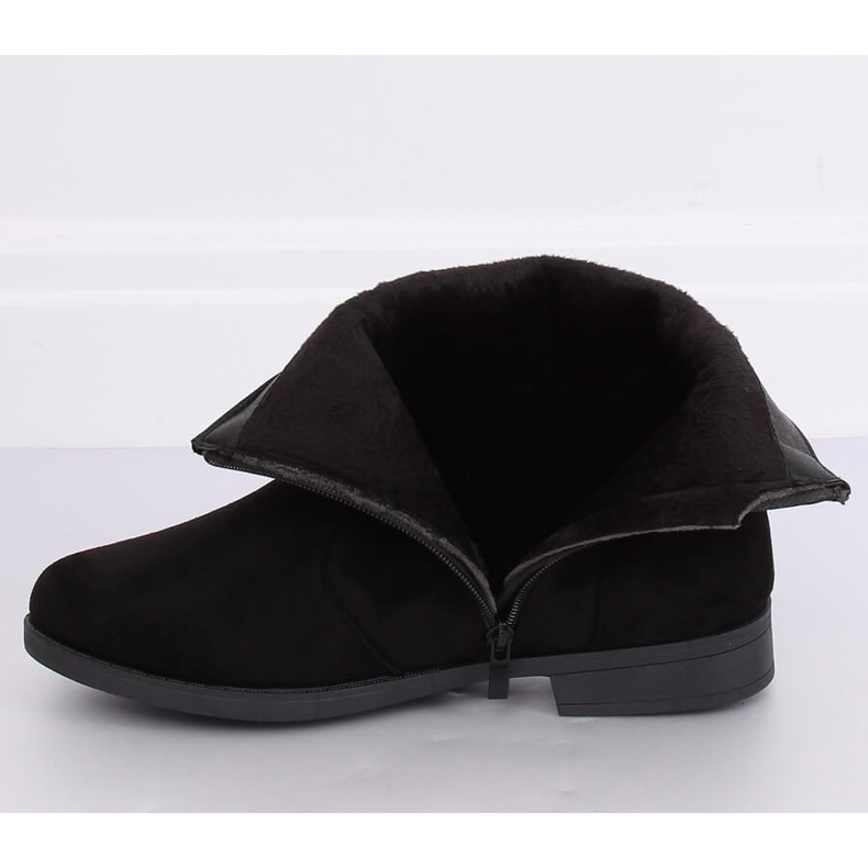 Dámské semišové dámské boty MP-53 Black černý 2