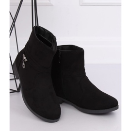 Dámské semišové dámské boty MP-53 Black černý 1