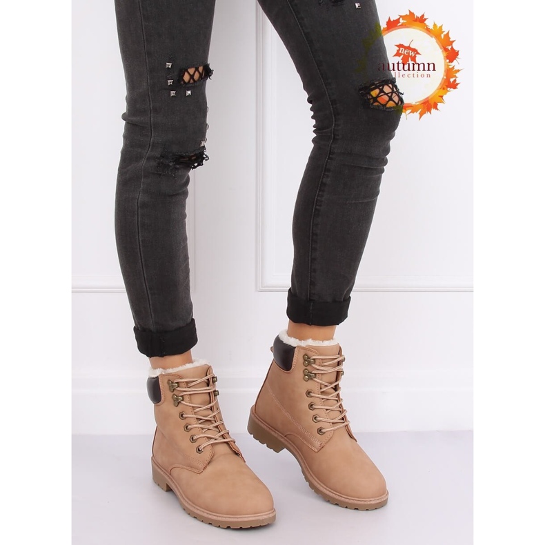 Dámské kozačky, béžové a růžové, 1121-PA Pink béžový 1 Dámské kozačky, béžové a růžové, 1121-PA Pink béžový 1