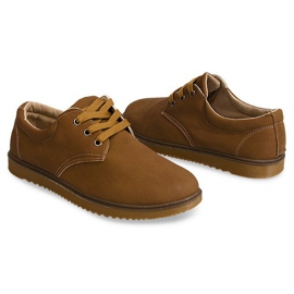 Klasické boty Brogues 1307 Camel hnědý 1