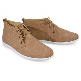 Vysoké elegantní boty 3569 Camel hnědý 2
