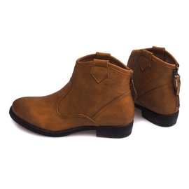 Nízké boty Kovbojské boty 248PA Camel hnědý 2