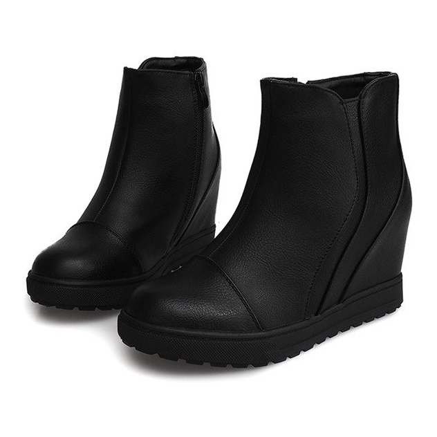 Klínové tenisky J0029A černé černý 1