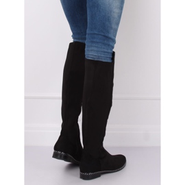 Černé boty pro ženy černé boty H305 Black černý 1