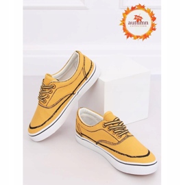 Žluté dámské tenisky BS103 Yellow žluť 1