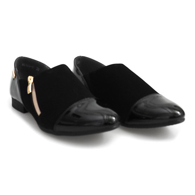 Klasické boty se zipem MS164 černé černá 1