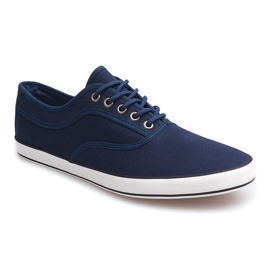 Šněrovací tenisky z tenisek B001 Marineblau námořnická modř 1