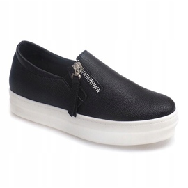 Tenisky Creepersy Wedge 888 černé černý 1