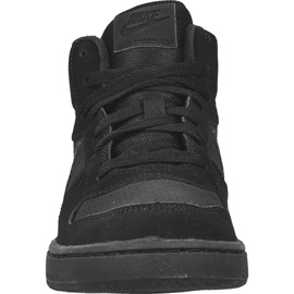 Boty Nike Sportswear Court Borough Mid (GS) Jr 839977-001 černý 2