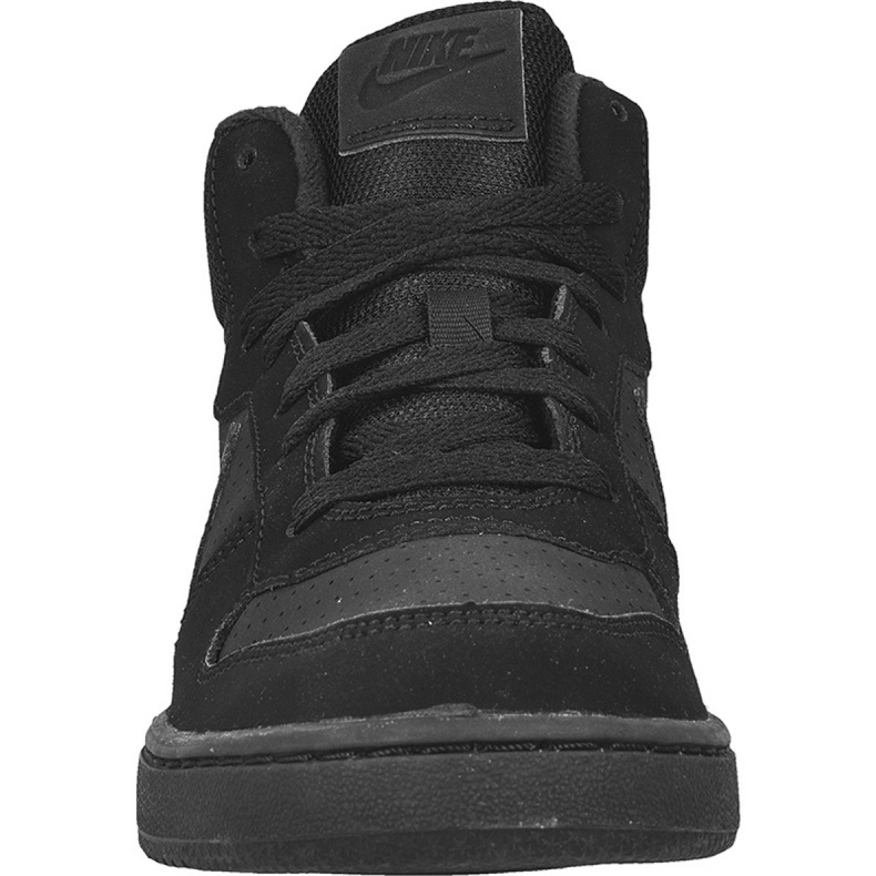 Boty Nike Sportswear Court Borough Mid (GS) Jr 839977-001 černý 2