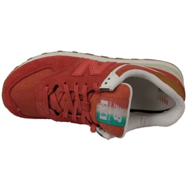 Boty New Balance W WL574SEA pomerančový 2