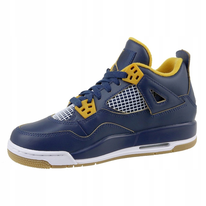 Nike Jordan 4 Retro Bg Jr 408452-425 námořnická modrá 1 Nike Jordan 4 Retro Bg Jr 408452-425 námořnická modrá 1