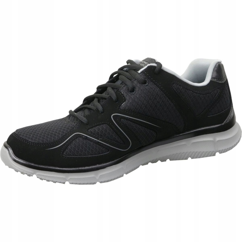 Boty Skechers Satisfaction M 58350-BKGY černá 1