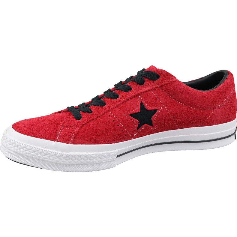 Červené boty Converse One Star M 163246C červený 1