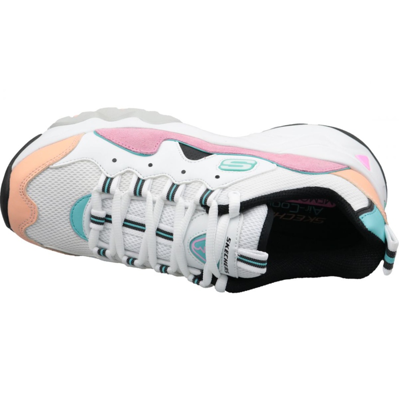 Boty Skechers D'Lites 3.0 Zenway W 12955-WPKB bílý vícebarevný 2