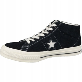Boty Converse One Star Ox Mid Vintage Suede M 157701C černý 1