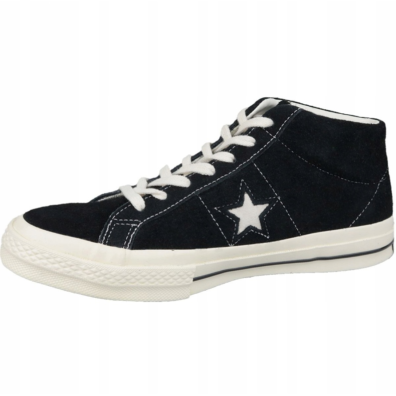 Boty Converse One Star Ox Mid Vintage Suede M 157701C černá 1