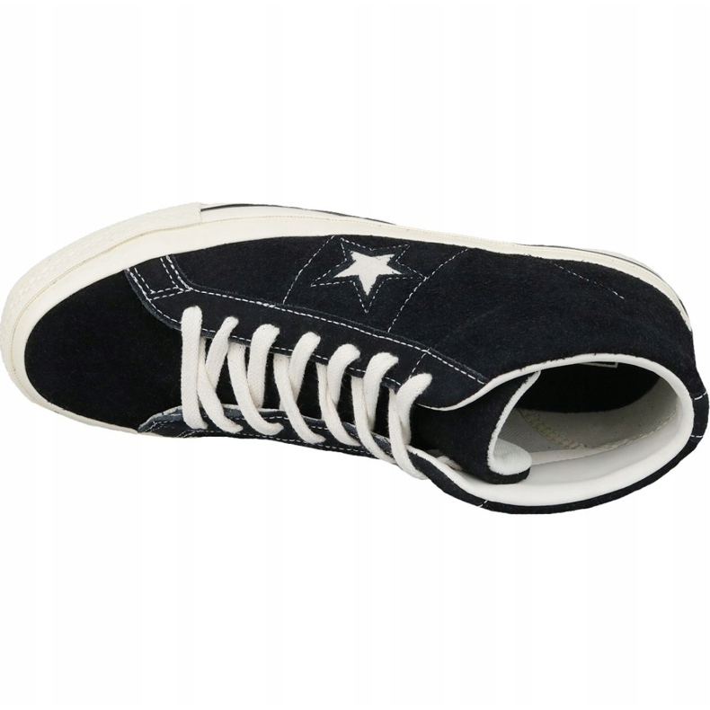 Boty Converse One Star Ox Mid Vintage Suede M 157701C černý 2