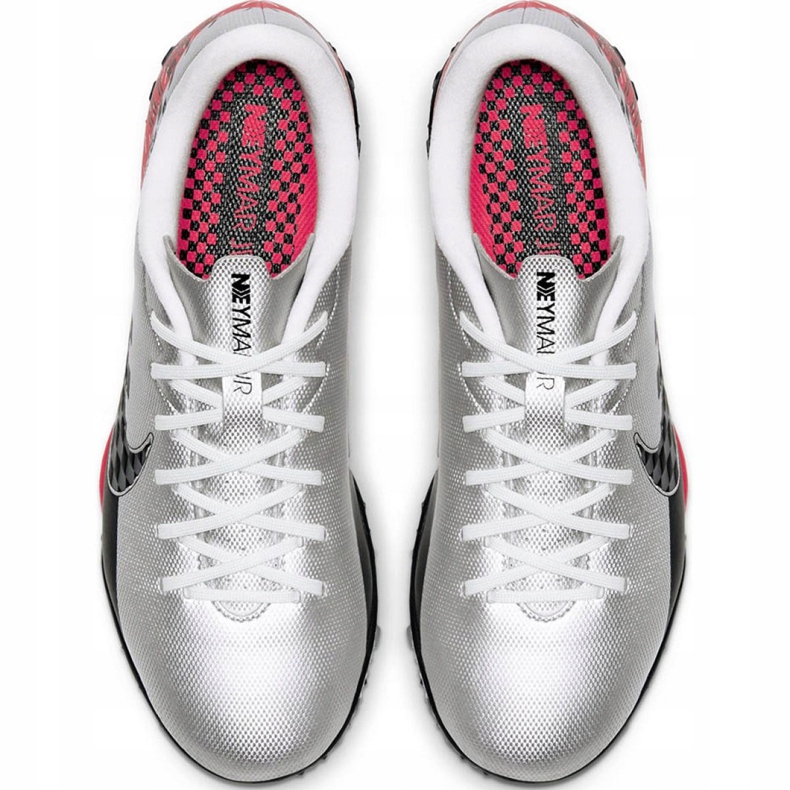 Kopačky Nike Mercurial Vapor 13 Academy Neymar Tf Jr AT8144-006 šedá bílý 1