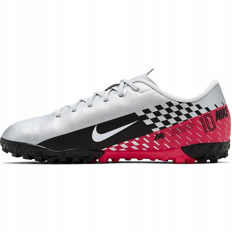 Kopačky Nike Mercurial Vapor 13 Academy Neymar Tf Jr AT8144-006 šedá bílý 2