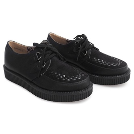 Boty Creepers na platformě 061ss černé černý 1