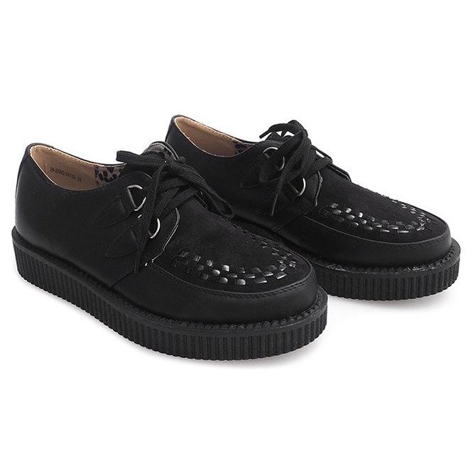 Boty Creepers na platformě 061ss černé černá 1
