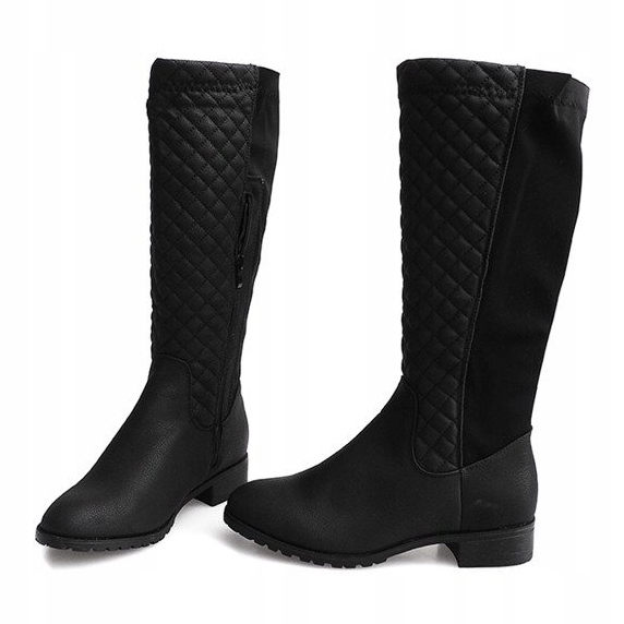 Vysoké izolované boty BL2838 Black černý 1