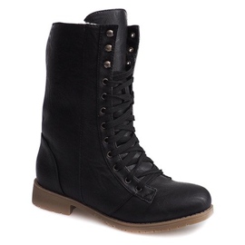 Teplé boty Jodhpur Fur 1053 Black černá 2