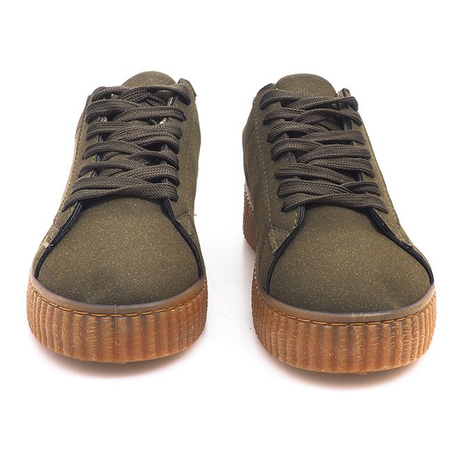 Creepers boty na zelené platformě AM-1101 zelený 2