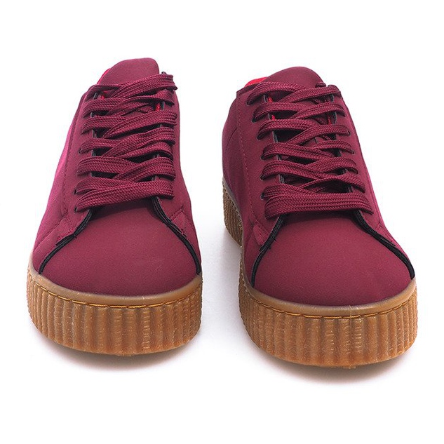 Creepers boty na červené platformě AM-1101 červený 1