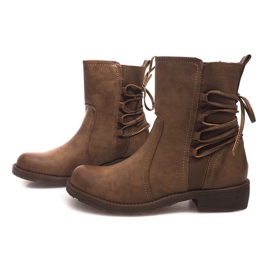 Vysoké boty 55435 Khaki vícebarevný zelený 1