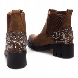 Vysoké boty 6055 hnědé hnědý 1