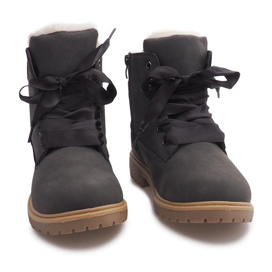 Teplé luky Timberki TL0130-2 šedé šedá 1