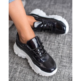 Marquiz Sportovní obuv s flitry černá 2