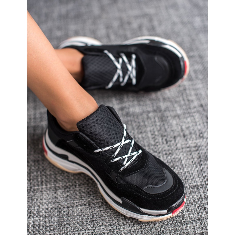 SHELOVET Neformální sportovní obuv černá vícebarevný 1