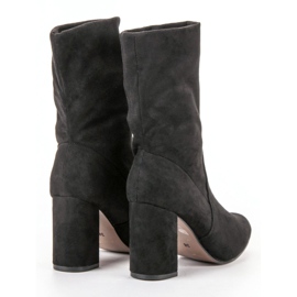 Super Mode Nazouvací boty na sloupek černý 1