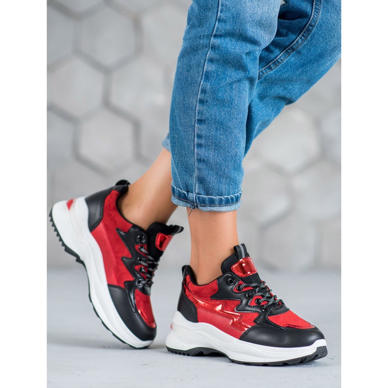 SHELOVET Sportovní boty červené vícebarevný 1
