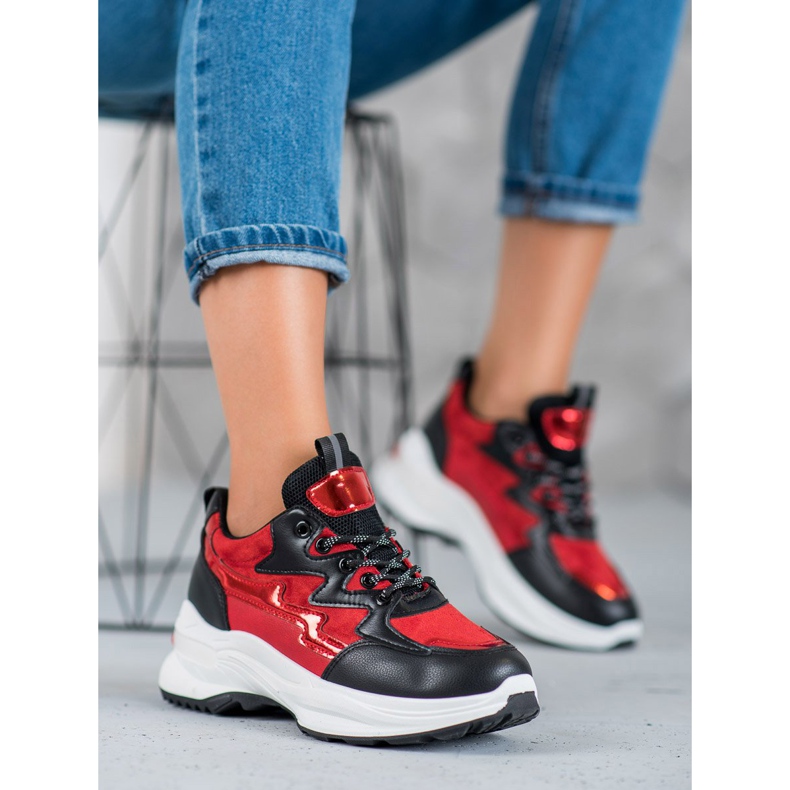 SHELOVET Sportovní boty červené vícebarevný 2