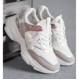 SHELOVET Módní sportovní obuv bílý 2